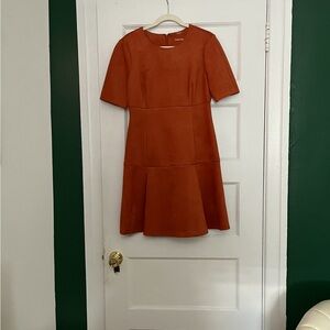 Calvin Klein Rust Short Sleeve Dress